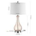 thumbnail image 4 of Safavieh Gibson Classic Curved 22 in. H Table Lamp, White/Brass Gold, 4 of 4