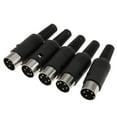 thumbnail image 4 of shamjina 4xDIN Mini Pin Male Plug Audio Jack Connector for Keyboard/Mouse DIY 4 Pin 4 Pcs, 4 of 8