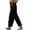 *Black, variant on VBVC Women's Satin Drawstring Sweatpants,Split Hem Trousers For Women,Ladies Summer Wide Leg Pants with Pockets,Black,S-2XL