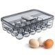thumbnail image 2 of Contenedor De Huevos Para Refrigerador Caja De Almacenamiento De Huevos De Doble Capa 48 Rejillas Cajón De Huevos Transparente Con Tapa A Prueba De Polvo Porta Huevos Para El Hogar Ahorro De Espacio P Muyoka Hogar, 2 of 7