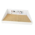 thumbnail image 4 of Almohadilla para Rascar Gatos con Caja Cojín para Mascotas Tablero Reciclado Nido Sofá Salón Cama Sofá Rascador para Gatos para Protección de Muebles, 4 of 8