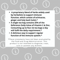 thumbnail image 6 of Hyleys Immune Support Tea with Echinacea - Goji Berry Flavor Herbal Blend - 25 Tea Bags - Boosts Immunity, 6 of 9