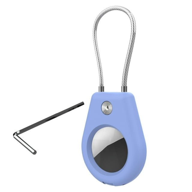 Visland Keychain Holder for AirTag with Hexagon Socket Screw Waterproof Tracker Lock Case Impact-Resistant Protective Holder for Apple AirTags Keys Bags