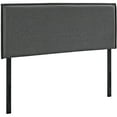 thumbnail image 1 of Camille Queen Upholstered Fabric Headboard - Gray, 1 of 4