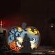 thumbnail image 3 of Decoración de de calabaza Festival de Halloween de lámpara especial extraña de festival ños Decoración de interior Con luz Gloria Ornamet de madera de Halloween, 3 of 9