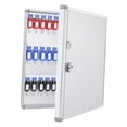 thumbnail image 4 of Rongfmy Key Lock Box Cabinet Key Organizer Wall Mount Holder Sturdy with Hooks for Valets Property Hotels Rental Management Complexes 72 Key Position, 4 of 9