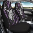 thumbnail image 4 of XYZCANDO Deer Pattern Car Seat Covers Breathable Cloth Stretchy Car Front Seat Covers Interior Car Interior, Decorative Thin Van SUV, 4 of 10