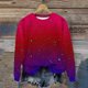 thumbnail image 1 of Heisall Womens Sweatshirts Gradient Print Round Neck Casual Sporty Long Sleeve Lightweight 2025 New Fashion Trendy Tops, 1 of 7