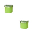 thumbnail image 4 of Cateissary Molde para hacer cubitos de hielo, tapa, caja de almacenamiento, barra de cocina, liberación rápida de un botón, capacidad para Type2 NO2, 4 of 6