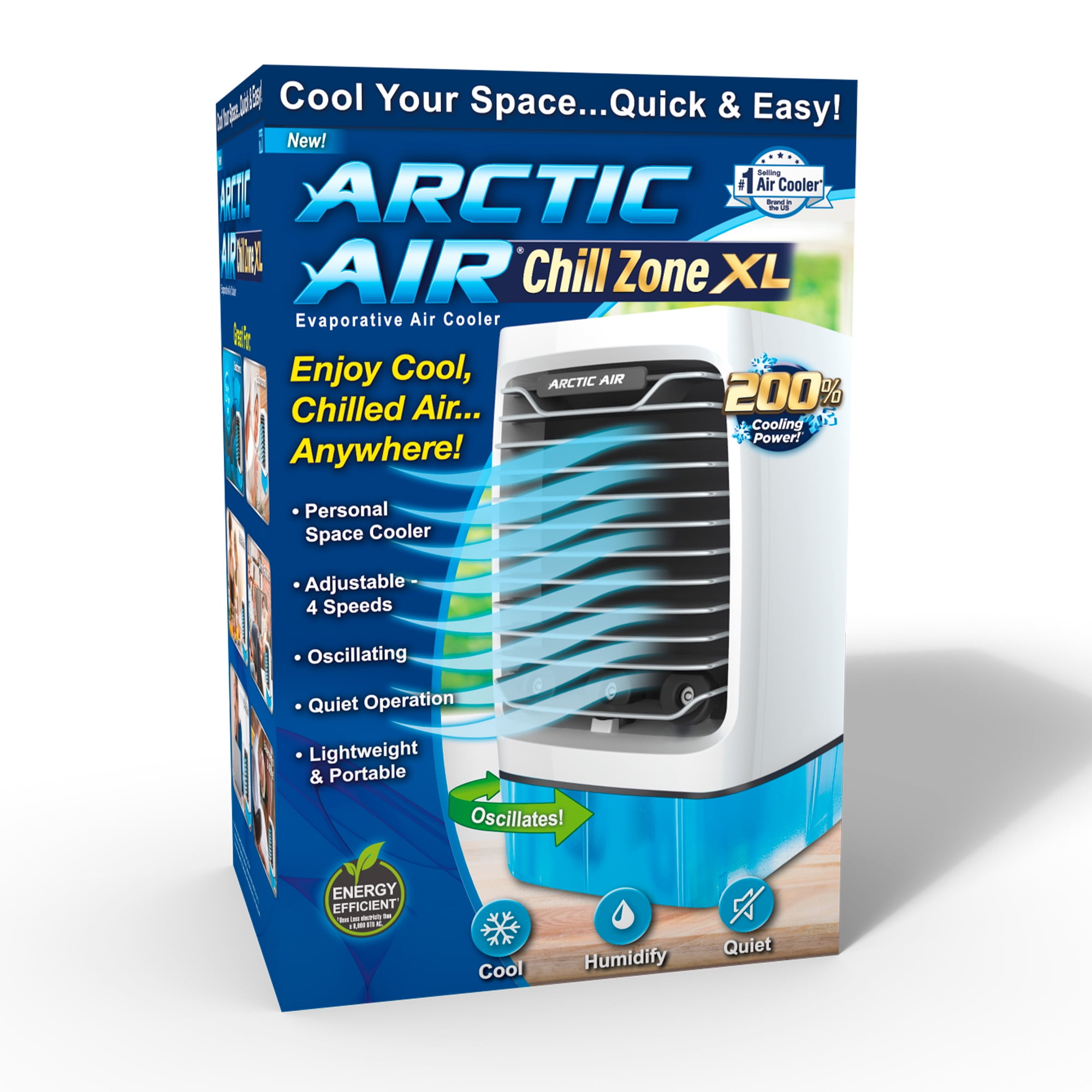 Arctic Air Pure Chill XL, Evaporative Cooling Portable Water