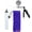 Silver & Black + Gauge, variant on LeLuv® Ultima Penis Pump, Silver Handle with Black Ergonomic Silicone Grips, Clear Hose - 9" Length x 1.3" Thick-Walled Cylinder