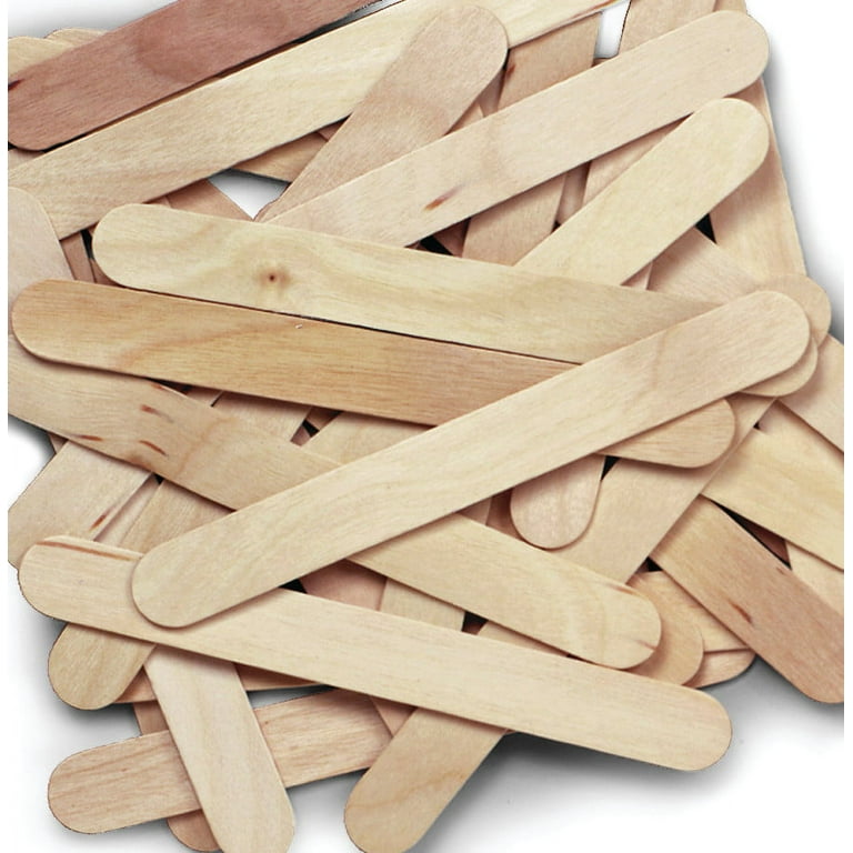 Crafter’s Square Natural Wood Craft Sticks PDQ - 100 ct