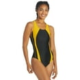thumbnail image 4 of Sporti Piped Splice One Piece Swimsuit, High Cut, Unpadded, Athletic (Women’s), 4 of 11