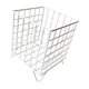thumbnail image 5 of Organizador de escritorio Cesta de almacenamiento de hierro Caja de almacenamiento de papelería compacta y conveniente Blanco, 5 of 9