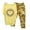 Yellow, variant on Womens Plus Size Cotton Linen Loose Fit Heart Rhinestone Top and Camo Cargo Pants Two Piece Set Size S-5XL