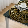 thumbnail image 5 of WYYP Circular Design Square Tablecloth 100% Polyester Fiber 46*46, 5 of 8