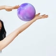 thumbnail image 3 of Colaxi Balle de Gymnastique Rythmique 7,09 Po Gonflable Robuste Balle d'Exercice Portable pour Entraînement Performance Pratique Compétition Danse Rose Violet, 3 of 6