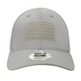 thumbnail image 2 of Embossed Patch Cap, USA, Grey, 2 of 6