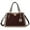 CB Coffee Taupe, variant on MKF Collection Vegan Leather Women's Satchel Bag, Multi-Compartment Top-Handle Purse Handbag by Mia K - Coffee Taupe