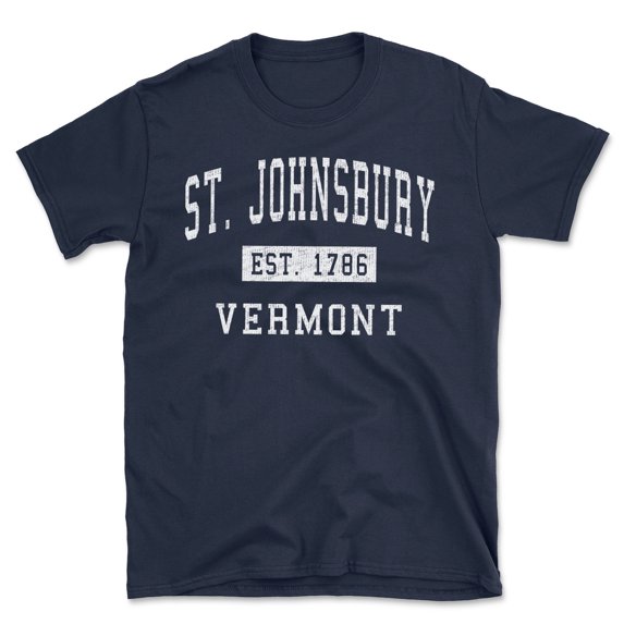 St. Johnsbury Vermont Classic Established Men's Cotton T-Shirt