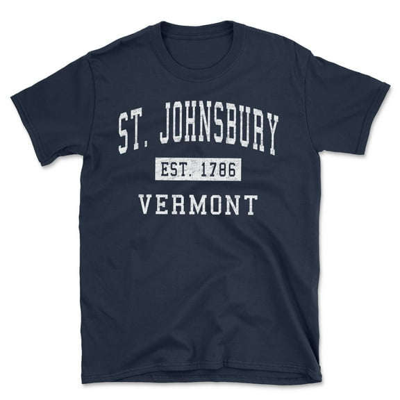 St. Johnsbury Vermont Classic Established Men's Cotton T-Shirt