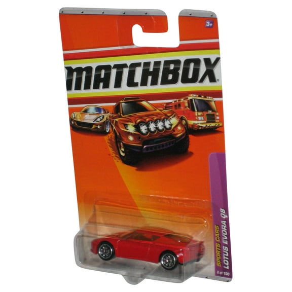 Matchbox Sports Cars (2009) Red Lotus Evora 08 Toy Car 8/100