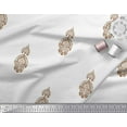 thumbnail image 2 of Soimoi Rayon Crepe Fabric Floral Block Print Fabric by The Yard 46 Inch Wide, 2 of 3