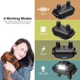 thumbnail image 2 of Collar de adiestramiento para perros Heaflex para 2 perros, 1000 m, LED, impermeable, 2 of 8