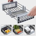 thumbnail image 1 of Expandable Dish Dryer, Expandable Draining Rack For Dishes. Expandable Above The Sink With Adjustabl, 1 of 4