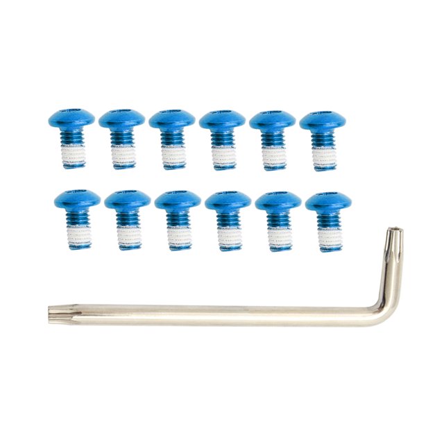 12 piezas de Tornillos de rotor de freno de disco de bicicleta Sunnimix M5x9mm