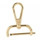 thumbnail image 2 of Cierres giratorios de langosta, cierres para bolsos, accesorios de cuero PU, cierres para llaveros, ganchos giratorios, clips de gatillo para correas , Oro de 31 mm 31mm Oro, 2 of 8