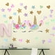 thumbnail image 5 of Pegatinas de pared de unicornio, decoración de pared de unicornio con flor de corazón, cumpleaños, regalos de Navidad para niños, niñas, decoración de dormitorio infantil, habitación de guardería, de JAMW  Sencillez, 5 of 5