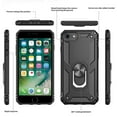 thumbnail image 5 of LeYi for iPhone SE Case, iPhone SE 2022/2020 Case, [Military-Grade] Protective Phone Case with Magnetic Metal Kickstand for iPhone SE 3rd/ 2nd Gen, Black, 5 of 8