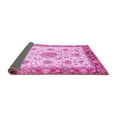 thumbnail image 2 of Ahgly Company Indoor Rectangle Abstract Pink Modern Area Rugs, 2' x 5', 2 of 4