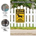 thumbnail image 3 of 8" x 12" Aluminum Horse Crossing Signs, Slow Down Sign For Yard,Funny Traffic Sign Wall Decor Rust-Resistant, Easy to Install, Ideal for Streets, Driveways, Wall Art and Outdoor Decor, 3 of 5