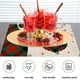 thumbnail image 4 of Juego de 1 mantel individual navideño | Adornos navideños con motivo de murciélago | Manteles individuales antideslizantes, impermeables y resistentes al calor para el comedor | Rojo, verde y blanco, 4 of 6