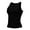 Black, variant on Tank Tops for Women 2024, Crew Neck Tank Top Blouse Women Racerback Slim Top Knit Ribbed Shirt Women's Blouse Sleeveless (Black, M)
