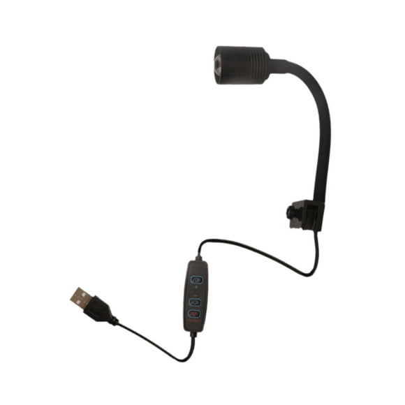 Wweixi Aquarium Projecteur sous-Marin Rotation 360° Lumière LED Multifonction Jaune Chaud 16,4x2,4cm