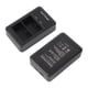 thumbnail image 5 of Lp e6 e6n kit de batería y cargador 2pcs 7.4v 2650mah batería con 1pc led2 lpe6 batería de cámara dual batería cargador de puertio usb puertio usb pantalla led reemplazo para 5d, 5 of 7
