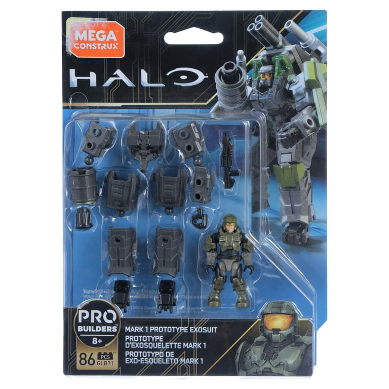 MEGA Halo MK I Prototype Exosuit construction set with micro