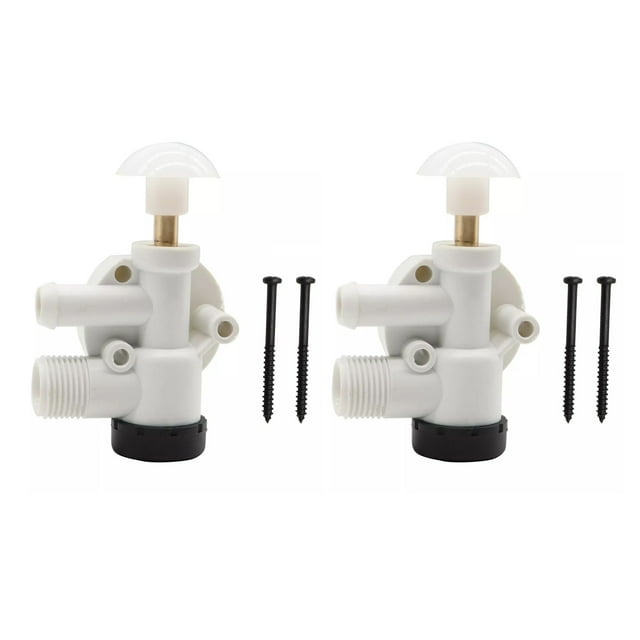 2-Pack Water Valve Set for EcoVac & VacuFlush Toilets Extends Service Life & Maintains Performance