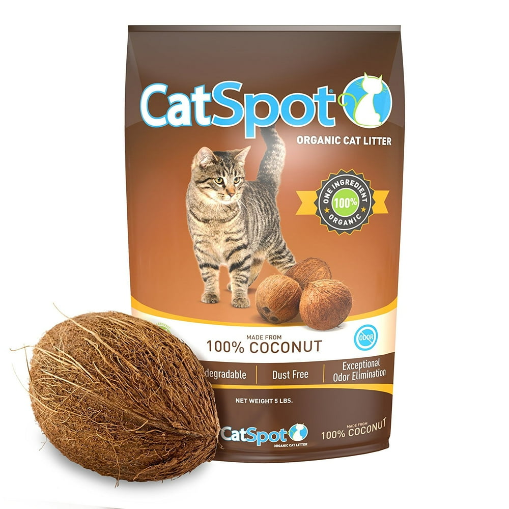 CatSpot Litter, 100 Coconut Cat Litter AllNatural, Lightweight
