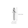 thumbnail image 2 of 12pcs Alpenstock Tip Rod Stick Walking Pole Tips Accessory for Hiking Trekking, 2 of 9