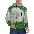 thumbnail image 2 of Goofa Dandelion Flower In The Meadow for Men's Hooded Sweatshirt - Lightweight Pullover Hoodie with Kangaroo Pocket, Perfect for Everyday Wear-Medium, 2 of 7