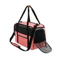 thumbnail image 4 of Bolsa de viaje para mascotas Zulema Portador de gatos plegable suave Rosado, 4 of 8