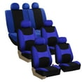 thumbnail image 1 of FH Group Universal Fit Car Seat Covers Flat Cloth, Split Benches for Cars, Auto, Trucks, SUV 3 Rows, 1 of 6