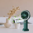 thumbnail image 4 of Ventilador eléctrico de mano USB 4000mAh Pantalla digital Ventilador enfriador de aire de escritorio (Verde), 4 of 6