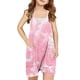 thumbnail image 1 of Odeerbi 5-14 Años Niñas Traje de Verano Cute Tie-Dye Camisola Romper Casual Respirable Comfortable Overalls Pantalones Cortos Con Bolsillos, 1 of 5