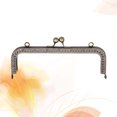 thumbnail image 2 of MasteelfCA Cadre de Sac à Main Carré Rétro en Fer 18cm Perles Décoratives Embossées pour Fleurs Baiser Serrure pour Fabrication de Sacs Bricolage Fait Main, 2 of 5
