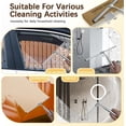 thumbnail image 4 of GYTF Shower Squeegee for Shower Doors, Squeegee for Glass Doors, Bathroom, Window and Car Windshield, Includes Suction Hook & Adhesive Hook - Stainless Steel, 10 Inches, 4 of 8